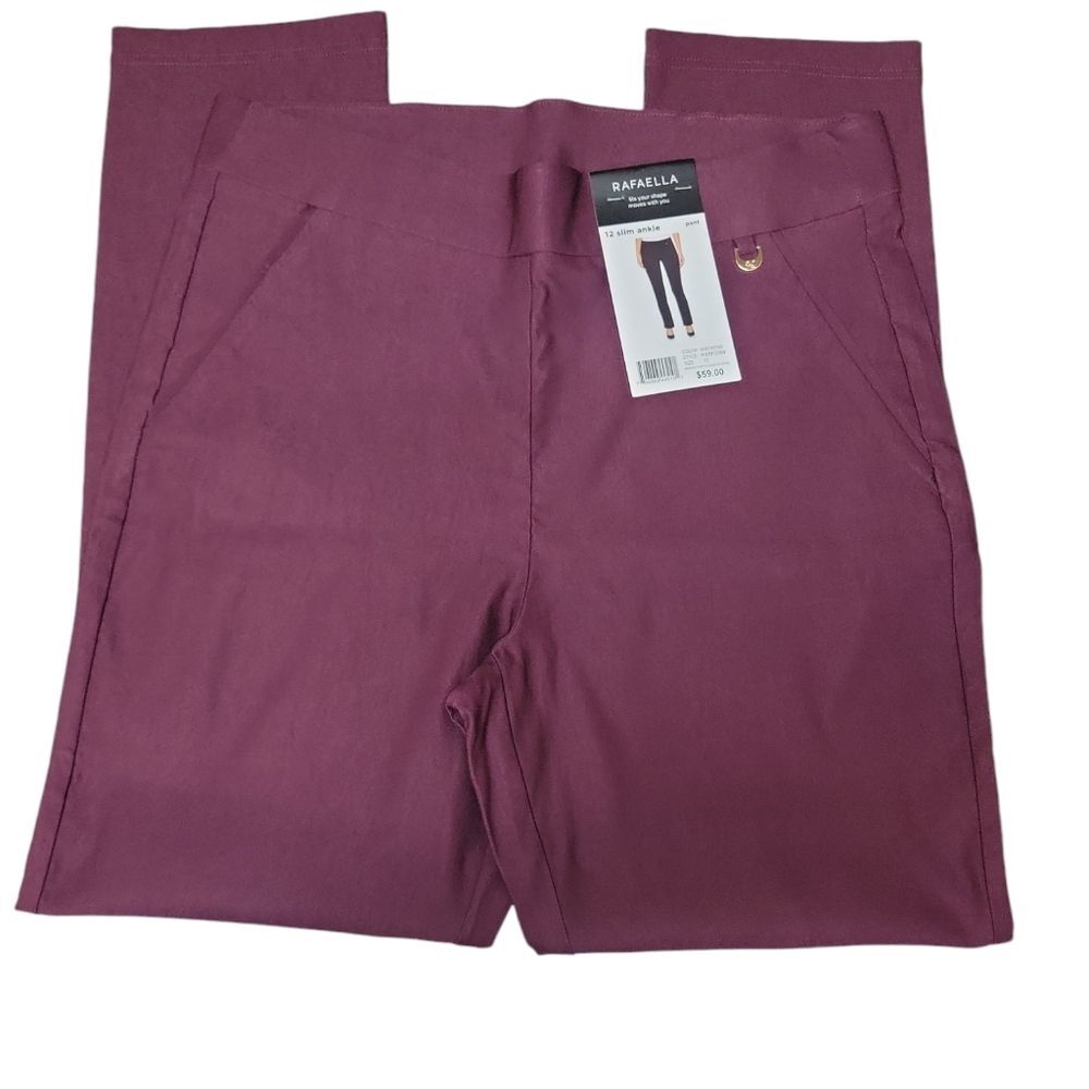 Rafaella Women's Supreme Comfort Fit Slim Ankle Pant -NWT - Picture 5 of 6